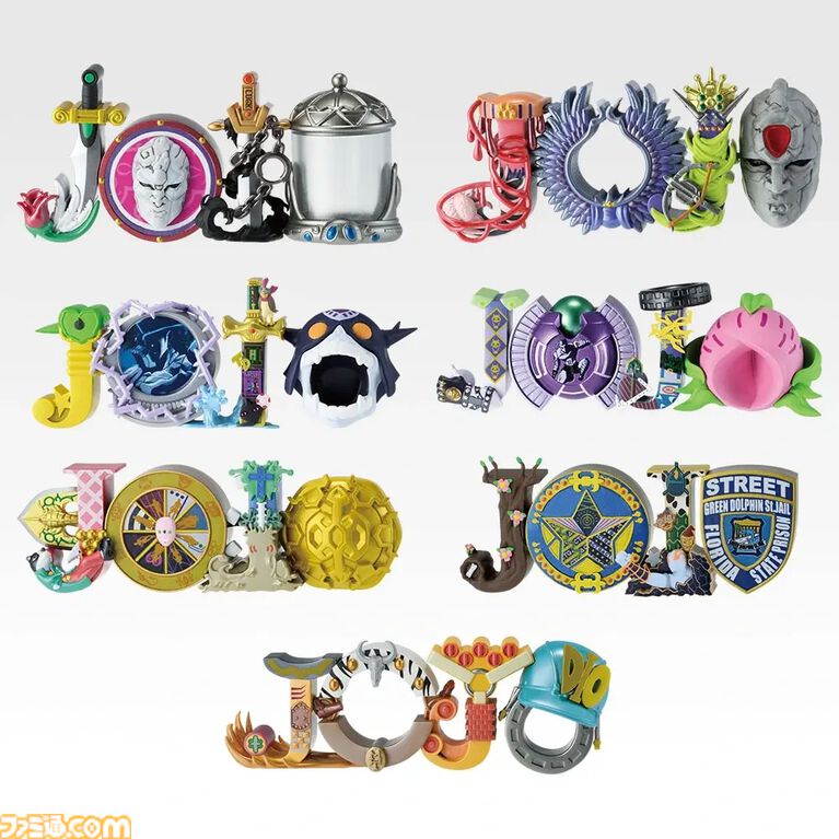 『ジョジョ』ディオたち“宿敵”をテーマとした一番くじが11月21日発売。スタンドの矢フィギュアやロードローラーチャームなど注目グッズが目白押し