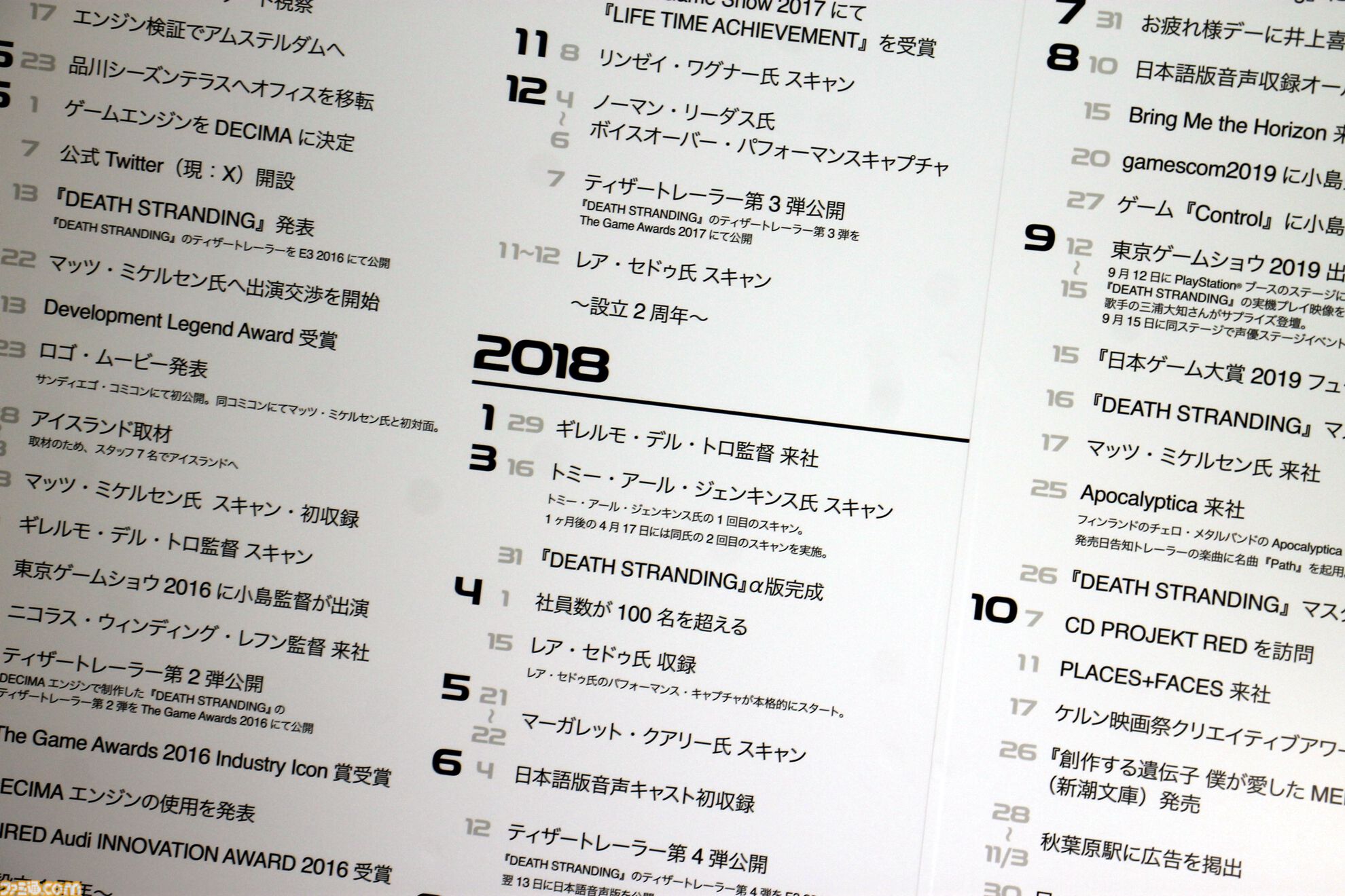 コジプロ10周年展覧会リポート。『デススト』の開発資料や新作『PHYSINT』『OD』の展示もズラリ。スタジオツアーVRやARゲームも楽しめる