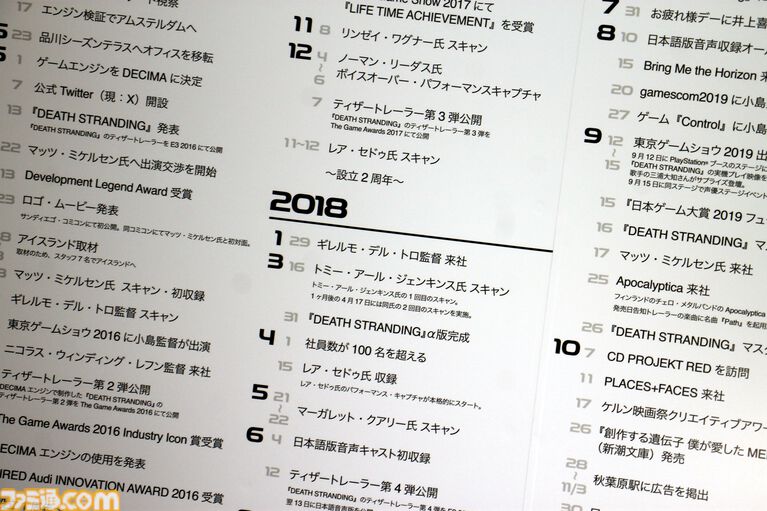 コジプロ10周年展覧会リポート。『デススト』の開発資料や新作『PHYSINT』『OD』の展示もズラリ。スタジオツアーVRやARゲームも楽しめる