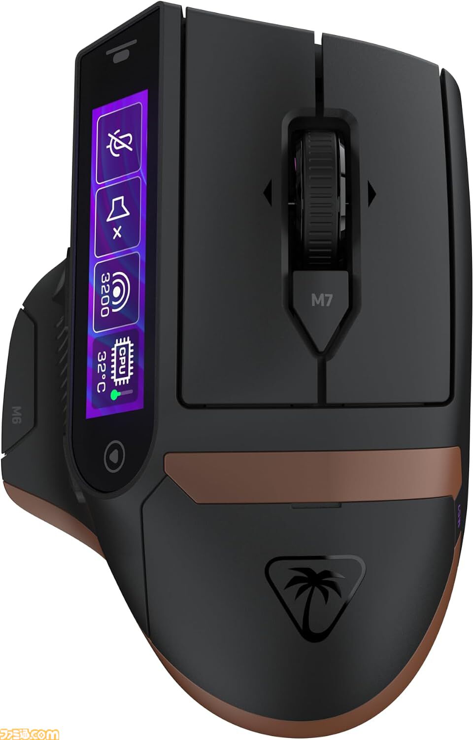 Amazonでタッチ画面付きゲーミングマウス“MC7”が発売中。“OBS”のシーン切り替えからマイクミュートまで手元の画面で操作可能。タートルビーチの新シリーズ3機種が登場
