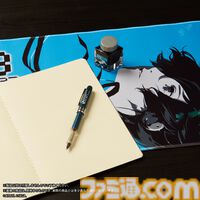『ペルソナ3 リロード』万年筆&インクセットの予約受付スタート。ブルーの本体カラー、キャップには月光館学園の校章をプリント