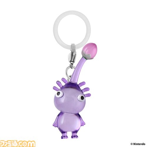 【ピクミン】チマっとした姿がかわいいマスコットアクセサリーがガシャポンに登場。傘の持ち手やポーチにつけて自分の持ち物の目じるしにできる