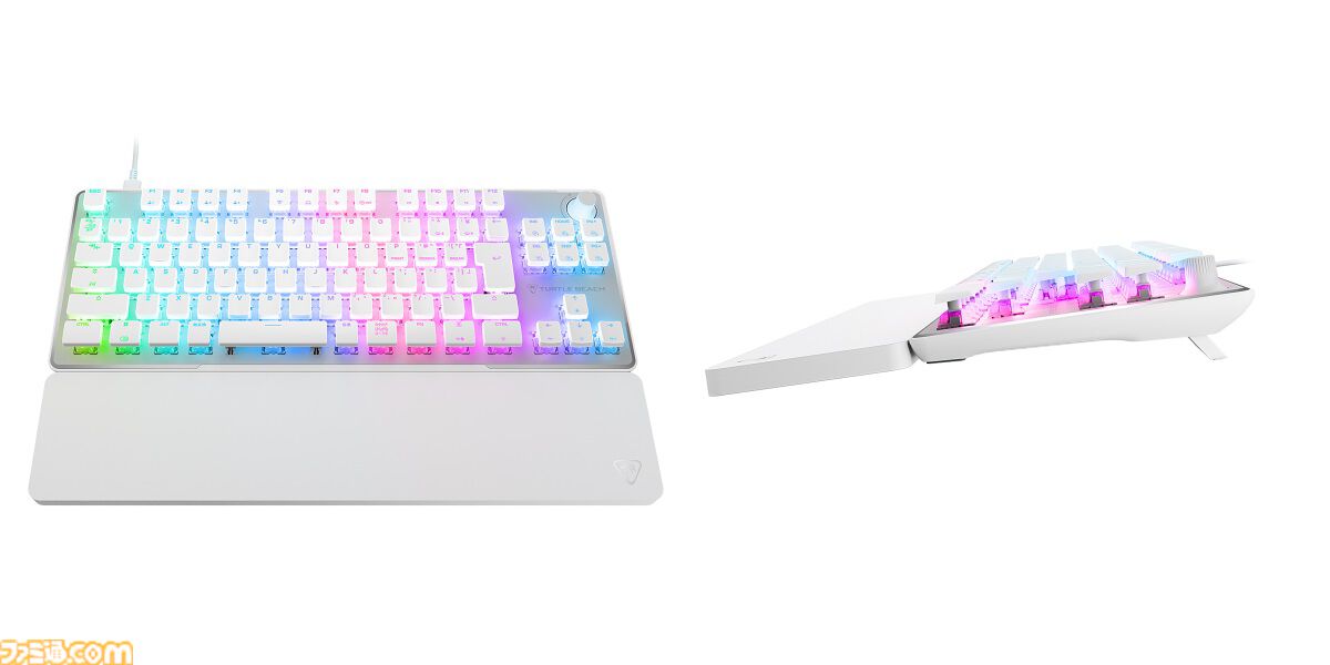 Turtle Beachのテンキーレスゲーミングキーボード“Vulcan II TKL Turtle Beachのテンキーレスゲーミングキーボード“Vulcan II TKL