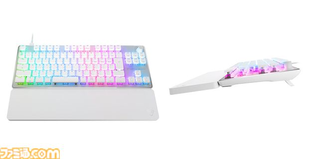 Turtle Beachのテンキーレスゲーミングキーボード“Vulcan II TKL Pro”ホワイトカラーが7月5日発売。RGBライティング調整やキー割り当ても可能