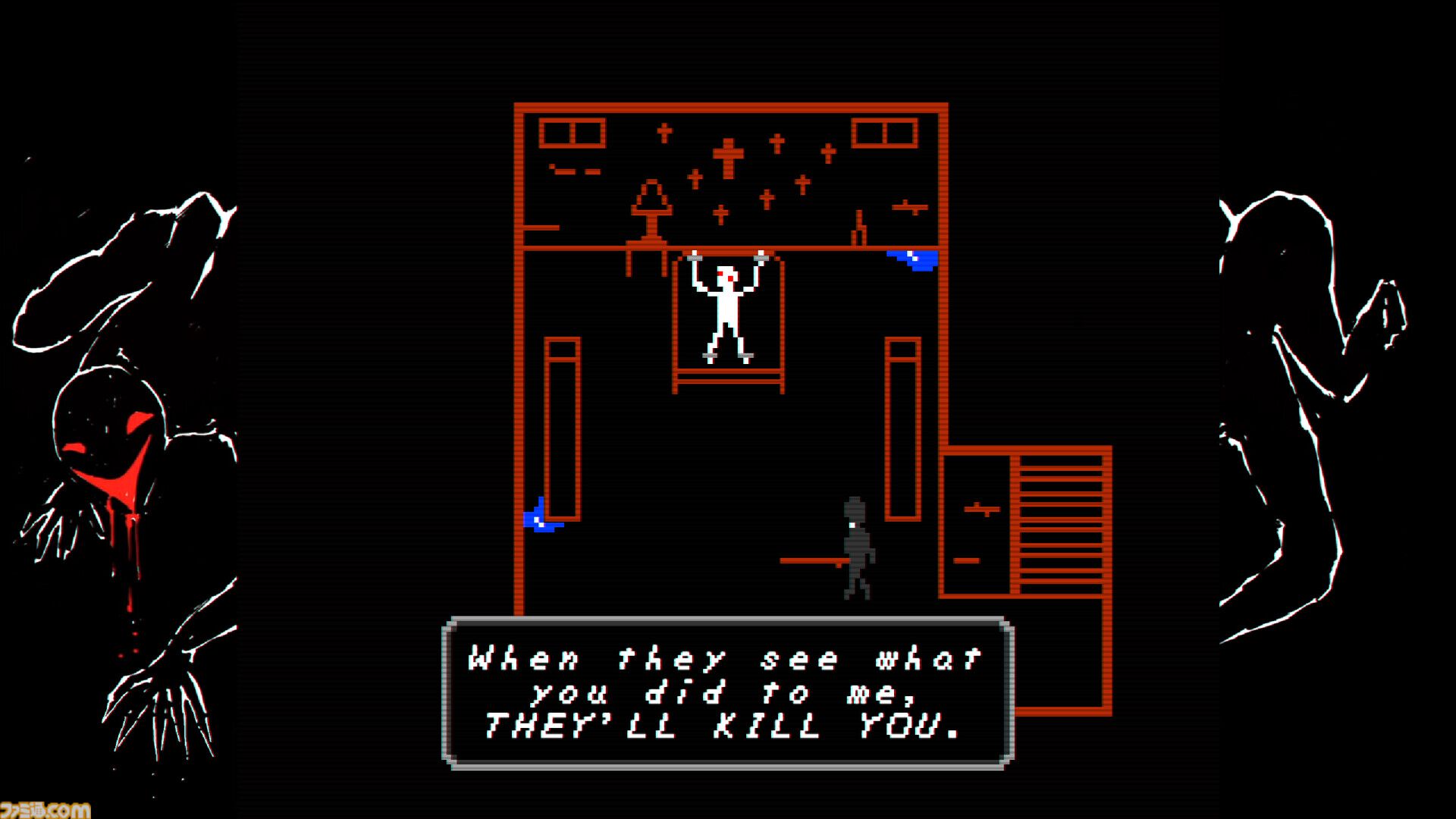 エクソシストが題材のピクセルホラー『FAITH: The Unholy Trinity』日本語対応が決定。悪魔祓いを1980年代風の8bitテイストで描く