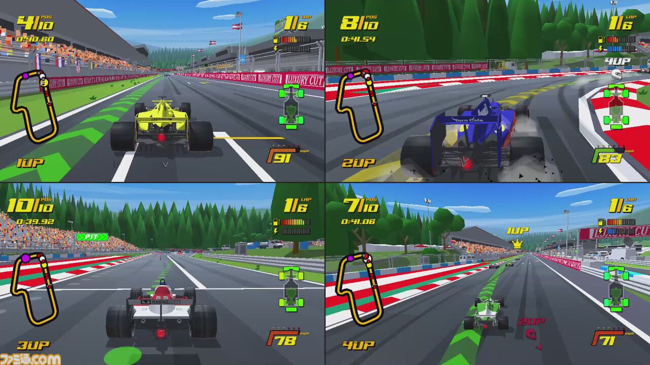 レトロレーシングゲーム『GP CLUB LIFE モータースポーツチーム』が8月22日に発売。三重やコートダジュールなど世界の都市をF1マシンで駆け抜けろ