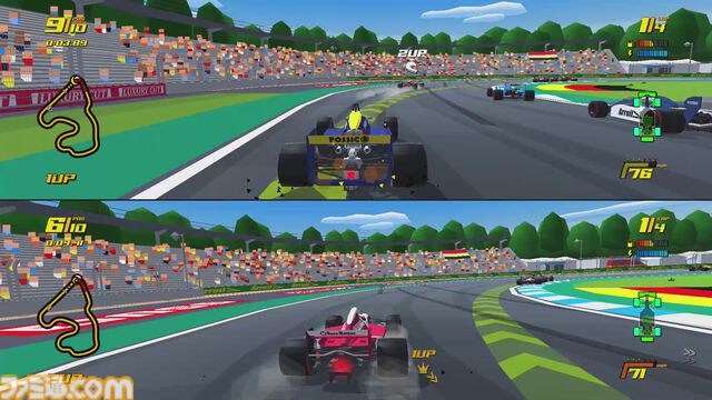 レトロレーシングゲーム『GP CLUB LIFE モータースポーツチーム』が8月22日に発売。三重やコートダジュールなど世界の都市をF1マシンで駆け抜けろ