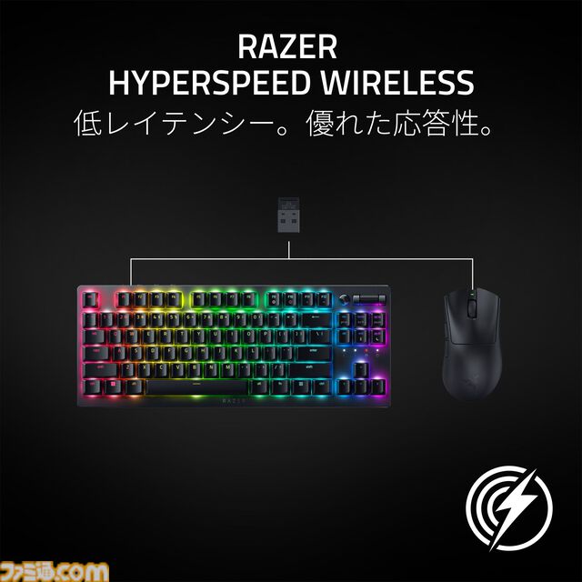 世界中で愛されるエルゴノミックマウスDeathAdderシリーズの最新作「Razer DeathAdder V3 HyperSpeed」を7月12日（金）より販売開始