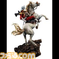 『ガンダム』シャアの乗馬フィギュアが美しい。11月下旬に発売。デラックスの名に相応しい、全高約380mmの迫力満点な逸品