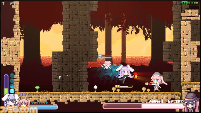 『ラビリビ プラチナムエディション』すべてのDLCを収録したSwitchパッケージ版が10月24日発売。うさ耳娘による2D横スクロールアクション。豪華特典が盛りだくさん