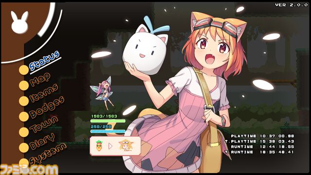 『ラビリビ プラチナムエディション』すべてのDLCを収録したSwitchパッケージ版が10月24日発売。うさ耳娘による2D横スクロールアクション。豪華特典が盛りだくさん