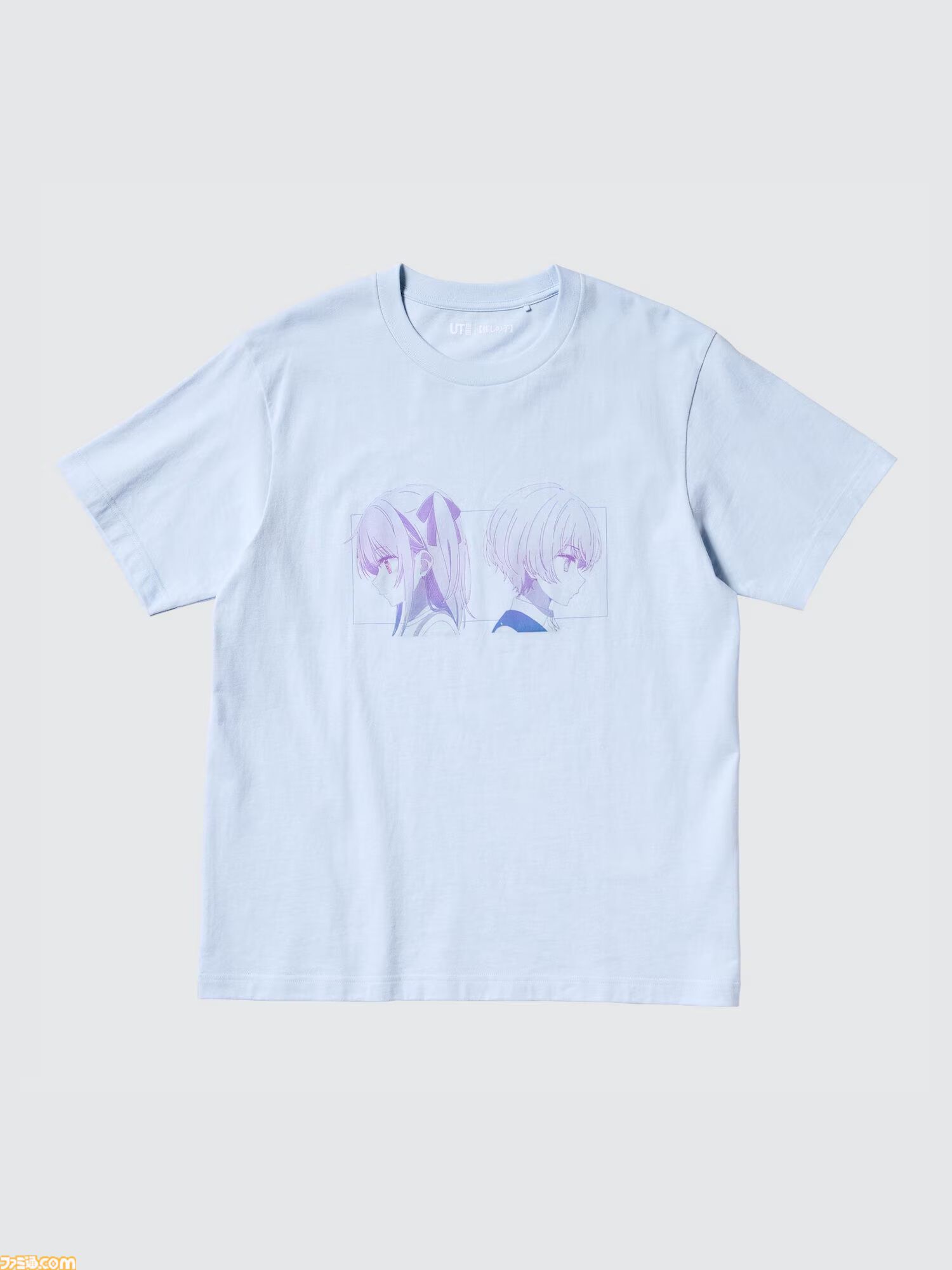 『【推しの子】』ユニクロUTが発売。星のように輝くアイの瞳を引き立てる黒Tなどの限定コレクション。男女兼用のメンズ・キッズ向けに展開