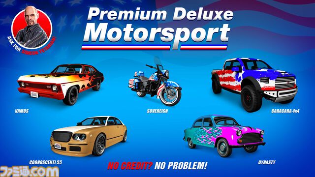 『GTAオンライン』スーパーカーの“オーバーフロッド ピピストレロ”が誰でも乗れるように。独立記念日で星条旗をモチーフにしたアイテムが半額