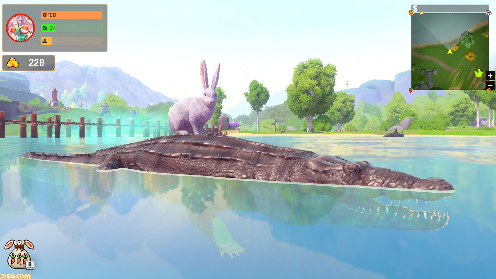 ウサギのオープンワールドゲーム『Adventure Forest: Rabbit Story』Steamストアページ公開。ウサギ村を救うためにぴょんぴょん頑張る