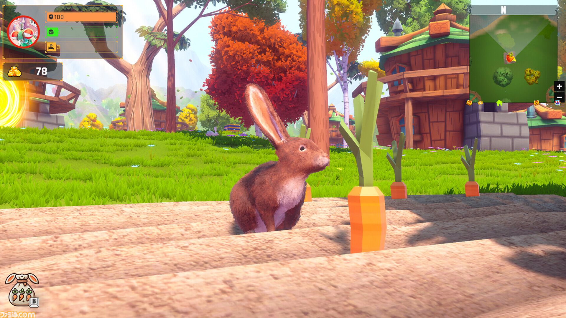 ウサギのオープンワールドゲーム『Adventure Forest: Rabbit Story』Steamストアページ公開。ウサギ村を救うためにぴょんぴょん頑張る