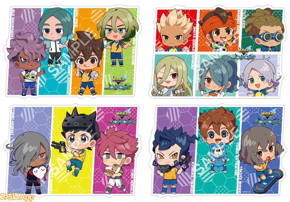 イナズマイレブン　and GALLERY コラボカフェ四川堂我流　ポストカード 100円スタート！【イナズマイレブン】ポストカード34枚セット 円